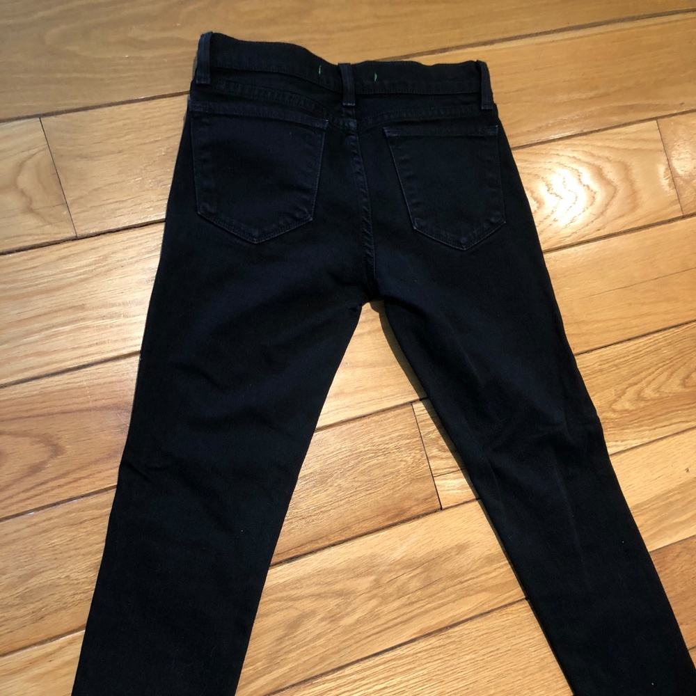 Black J Brand Cropped Ankle Jeans size 25